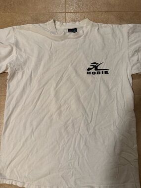 Hobie white surf tee